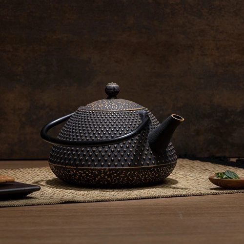 Konvice Terre d`oasis železná černá/zlatá